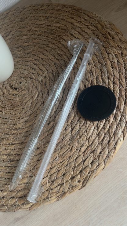 ☕ Tasse de 20 oz en acier inoxydable avec paille – Élégante et personnalisable – Image 3