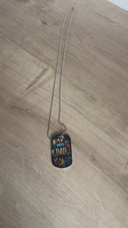 ✨ Pendentif en aluminium avec chaîne – Élégance et personnalisation – Image 3