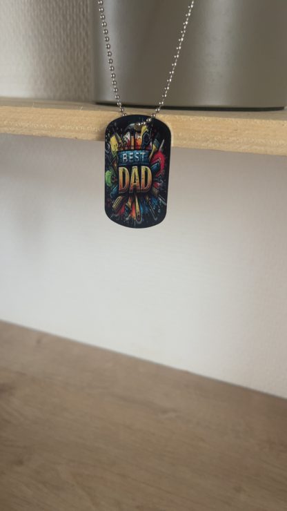 ✨ Pendentif en aluminium avec chaîne – Élégance et personnalisation – Image 5