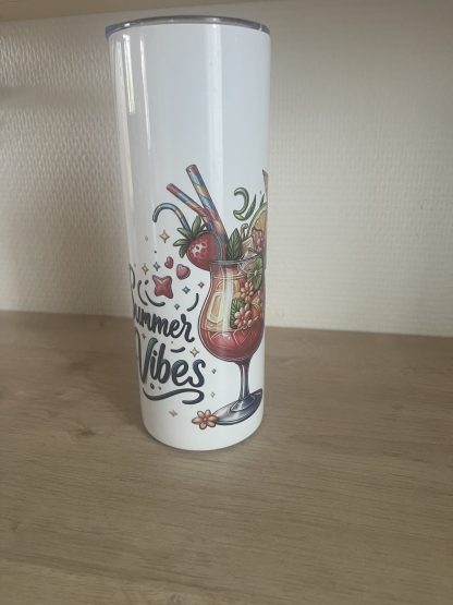 ☕ Tasse de 20 oz en acier inoxydable avec paille – Élégante et personnalisable – Image 4
