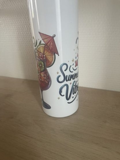 ☕ Tasse de 20 oz en acier inoxydable avec paille – Élégante et personnalisable – Image 5